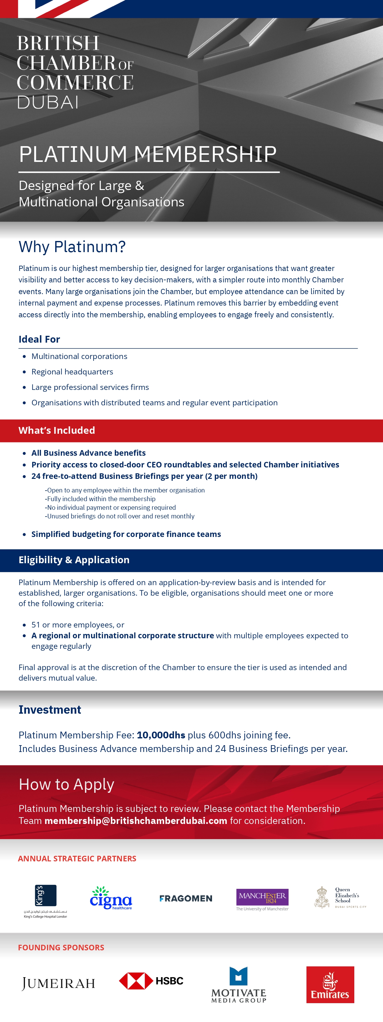 Platinum Membership